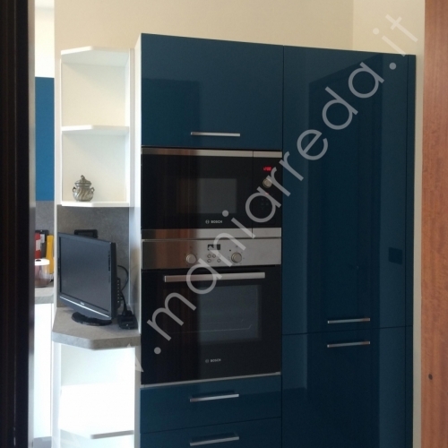 Arredo Cucina Laccata Verde