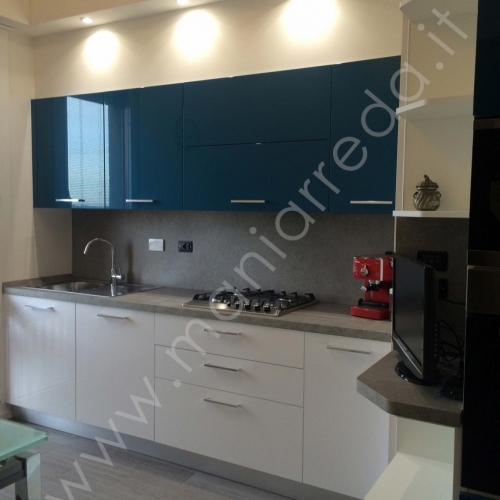 Arredo Cucina Laccata Verde